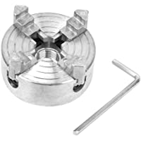 KSTE Pinza de Torno- Torno Metal- Z011A aleación de zinc 4-mordaza de sujeción Pinza Accesorio for Mini metal Torno